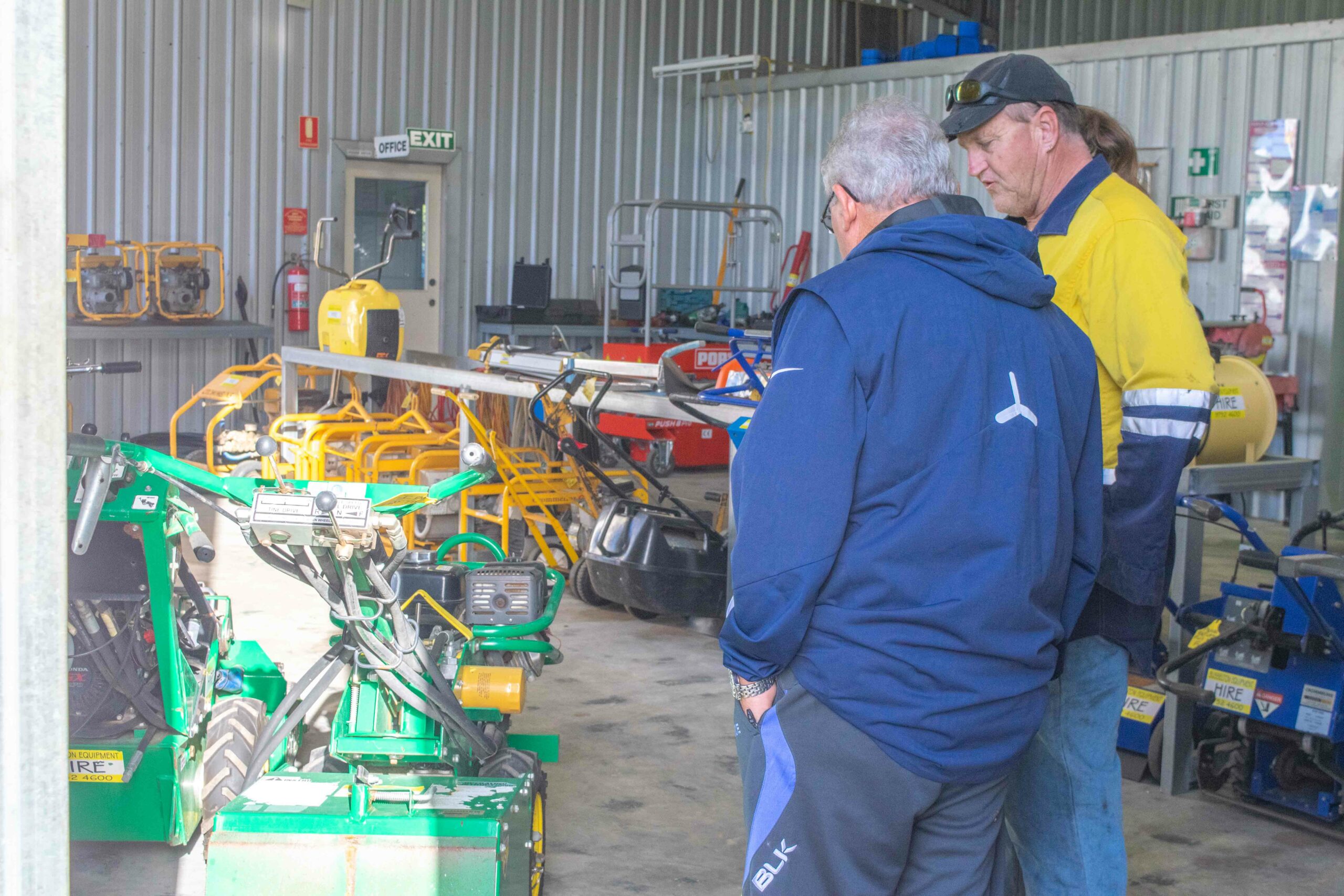 Expert consultation at Busselton Equipment Hire