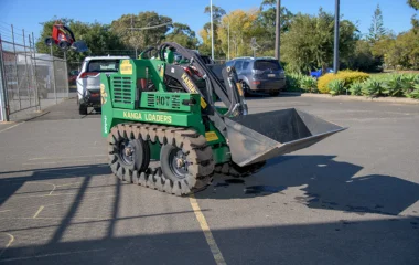A photo of Busselton Equipment Hire's newest Tracked Kanga Loader!