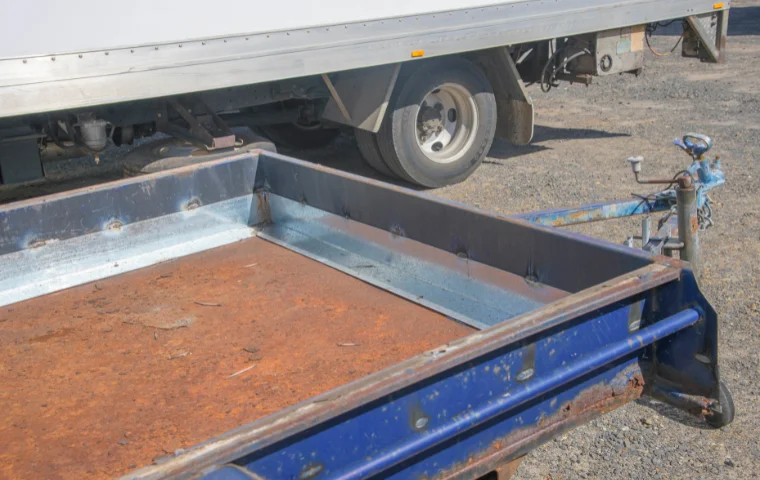 Photo of a recent trailer repair at Busselton Equipment Hire, Where the rust had made the trailer unroad worthy. But now its back on the road and looking even better!